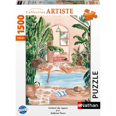 Puzzle 1500 pièces Instant de repos - Collection artiste Nathan