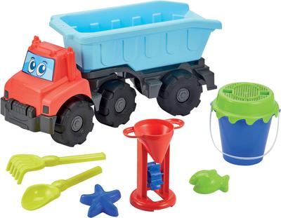 Camion benne 58 cm avec remorque garnie plage_La Grande Récrée_1