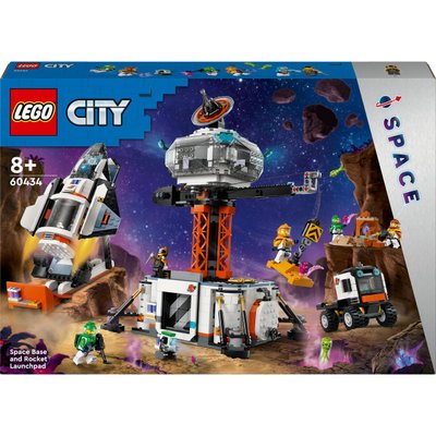 La station spatiale et la base de lancement Lego City 60434