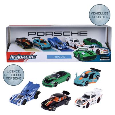 Coffret 5 Majorette Porsche sportive
