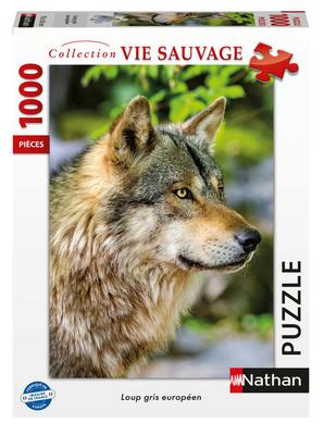 Puzzle 1000 pièces Loup gris européen_La Grande Récrée_1
