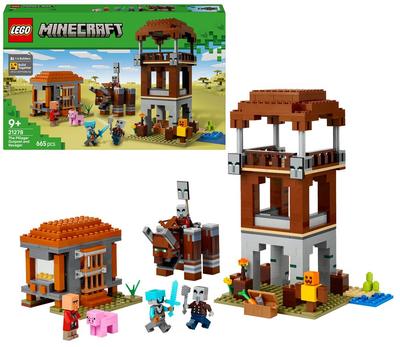 L’avant-poste de pillards et le ravageur LEGO Minecraft 21278_La Grande Récrée_1