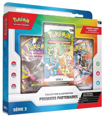 Coffret 3 Boosters Pokemon- Collection Illustration Premiers Partenaires_La Grande Récrée_1