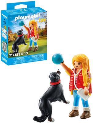 Jeune fille avec chien de montagne PLAYMOBIL MY LIFE 71738_La Grande Récrée_1