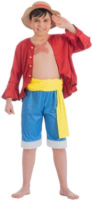 Déguisement One Piece Luffy Taille 152 Cm_La Grande Récrée_1