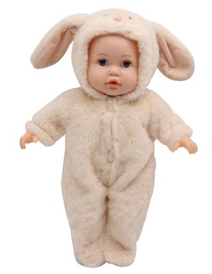 Bébé lapin beige - poupon 35 cm_La Grande Récrée_1