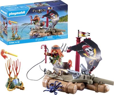 Pirate avec radeau flottant et trésor PLAYMOBIL Pirates 71794_La Grande Récrée_1