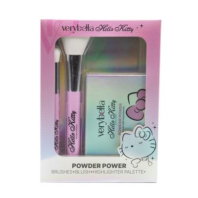 Poudre Highlighter blush et pinceau Veribella Hello Kitty