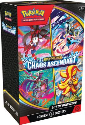 Coffret Bundle 6 boosters Mega Evolution Chaos Ascendant_La Grande Récrée_1