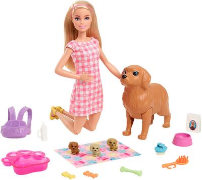 Poupée Barbie naissance des chiots_La Grande Récrée_1