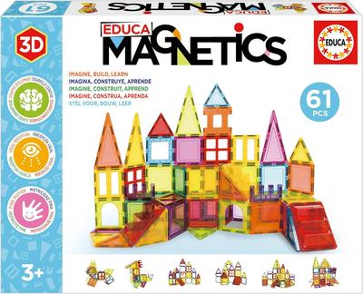 Educa magnetics 61 pièces - Construction puzzle en 3D_La Grande Récrée_1