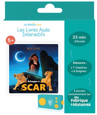Disney Le Roi Lion - Livre Audio - Defi Vilain Échappe À Scar_La Grande Récrée_1