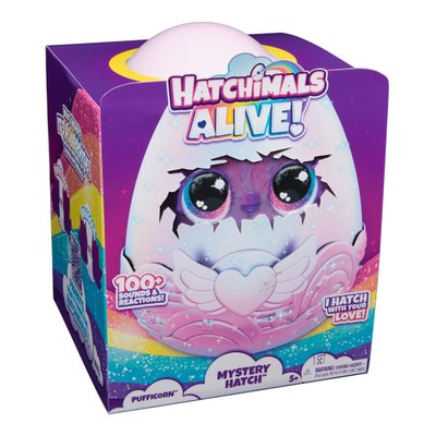 Hatchimals Alive eclosion Pufficorn