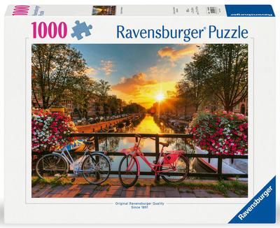 Puzzle 1000 pièces Vélos à Amsterdam_La Grande Récrée_1