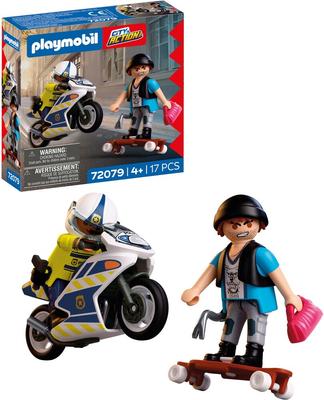 Course-poursuite en moto - Playmobil City Action 72079_La Grande Récrée_1