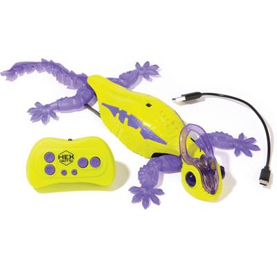Hex Bots Gecko radiocommandé Phosphorescent Grimpeur de Murs - Violet_La Grande Récrée_1