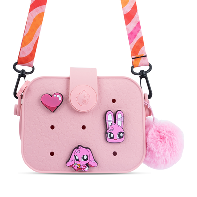 Sac à main Minipop à customiser Swop pops rose