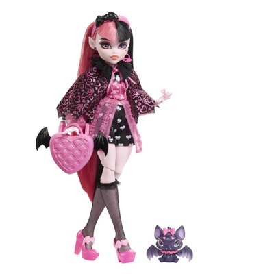 Monster High - Poupée mannequin Draculaura et sa chauve souris