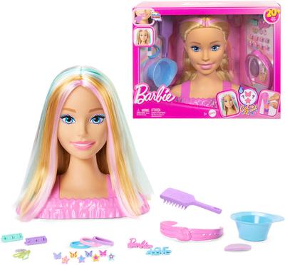 Tête à coiffer Barbie blonde_La Grande Récrée_1