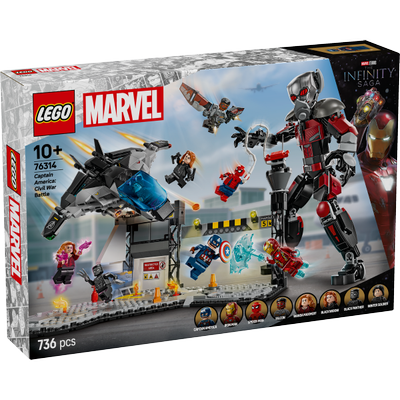Le combat de Captain America : Civil War LEGO Marvel Super Heroes 76314