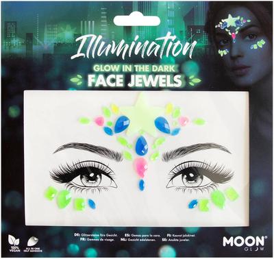 Bijoux de Visage Brillant Dans Le Noir - Illumination Moon Glow_La Grande Récrée_1