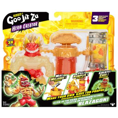 Figurine Goo Jit Zu Hero Creator Blaza phosphorescent