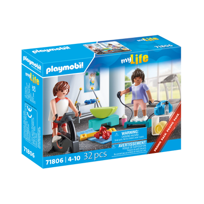 Sportifs avec matériel de fitness PLAYMOBIL MY LIFE 71806