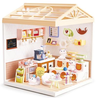 Maquette DIY maison miniature à construire Bar à chat_La Grande Récrée_1