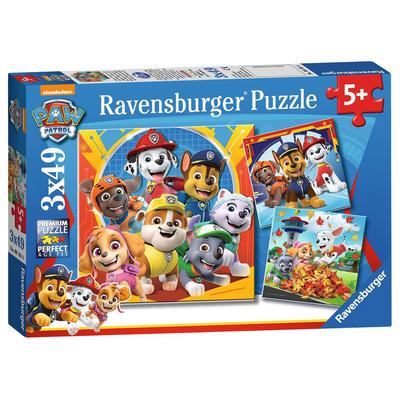 Puzzles 3x49 pièces  - Prêts à secourir La Pat'Patrouille_La Grande Récrée_1