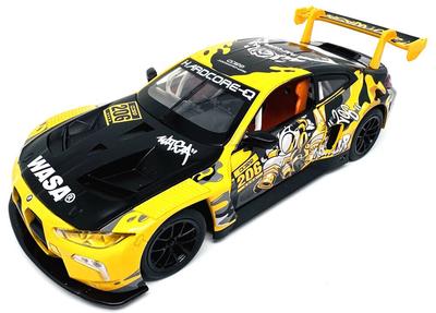 Voiture BMW M4 GT3 Wasa jaune - échelle 1:24_La Grande Récrée_1