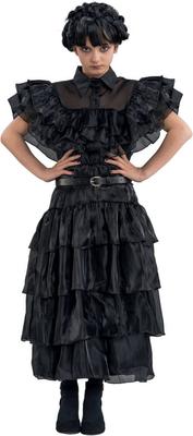 Déguisement Robe de Bal Noire Mercredi 152 Cm_La Grande Récrée_1