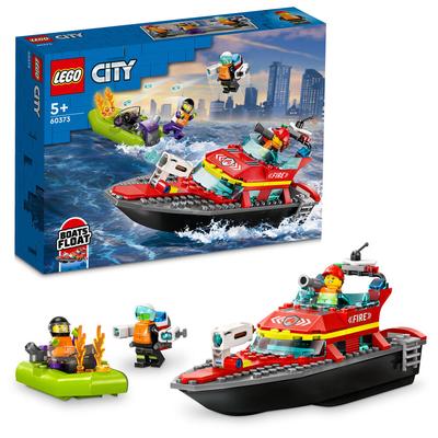Le bateau de sauvetage des pompiers LEGO City 60373_La Grande Récrée_1