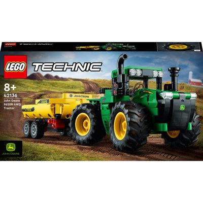 Tracteur John Deere 9620R 4WD Lego Technic 42136