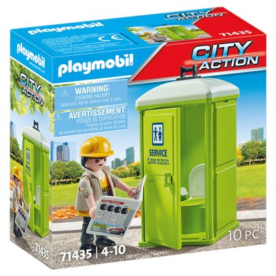 Toilettes mobiles Playmobil City Action 71435