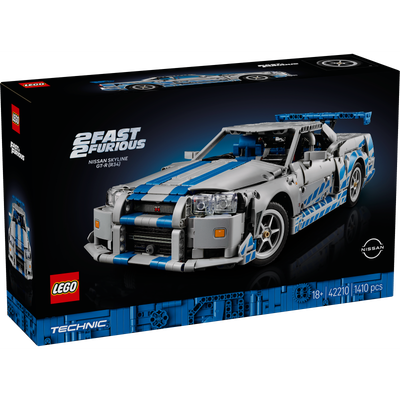Voiture Nissan Skyline GT-R (R34) 2 Fast 2 Furious LEGO Technic 42210