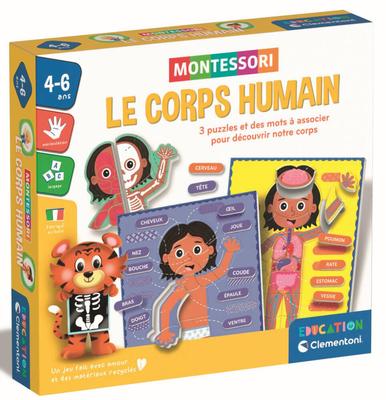 Coffret éducatif Le Corps Humain - Montessori_La Grande Récrée_1