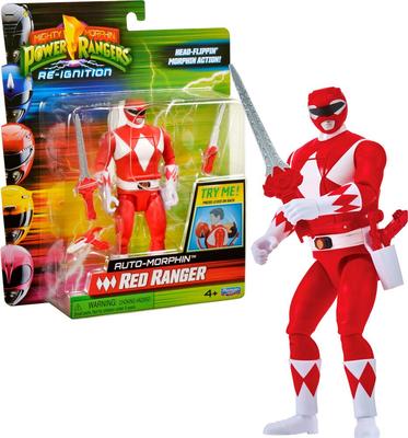 Figurine Power Rangers Re-Ignition Auto-Morphin Rouge_La Grande Récrée_1