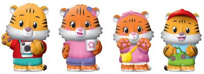 4 Personnages Famille Tigre Klorofil_La Grande Récrée_1