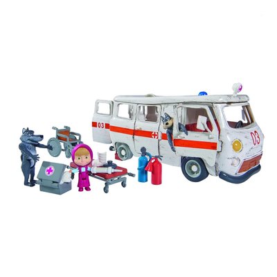 Ensemble de jeu Masha ambulance