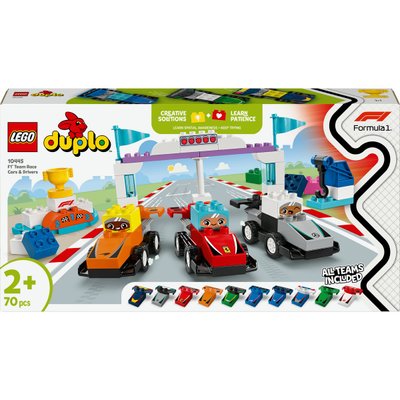 Voitures de course et pilotes d'écurie de Formule 1 LEGO DUPLO Ma ville 10445