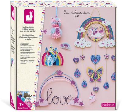 Coffret multiactivités 6 décorations arc-en-ciel_La Grande Récrée_1