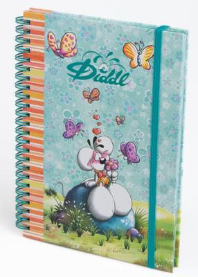 Cahier à Spirale A5 Elastique à Paillettes Diddl_La Grande Récrée_1