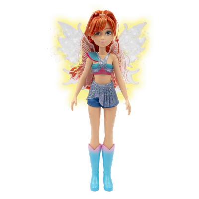 Poupée Winx ailes lumineuses 26 cm Bloom