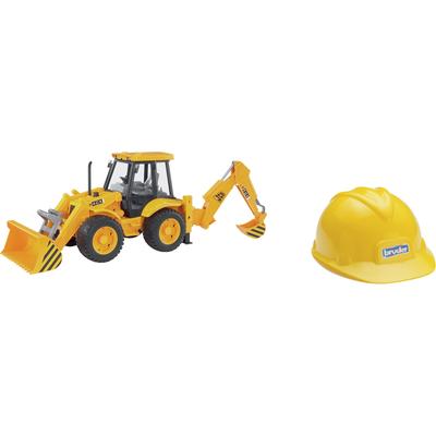 Tracteur JCB 4CS avec casque Bruder