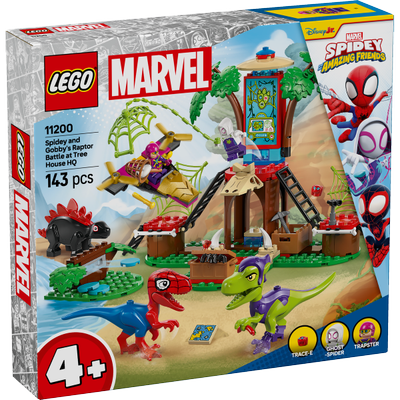 Spidey contre le raptor de Gobby à la cabane dans l’arbre Spidey 11200