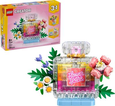 Flacon de parfum au décor floral LEGO Creator 31383_La Grande Récrée_1