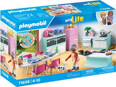 Cuisine avec ilôt central Playmobil My Life 71608_La Grande Récrée_1
