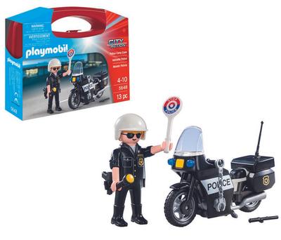 Valisette Motard de police Playmobil City Action 5648_La Grande Récrée_1