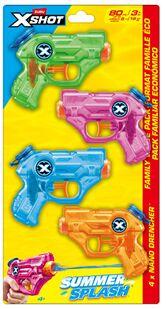 Pack de 4 Nano Drencher Blaster Xshot Water Warfare_La Grande Récrée_1