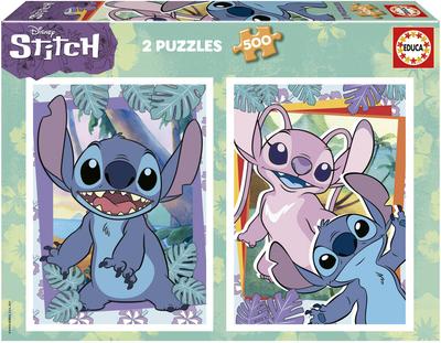 Puzzle Disney Stitch 2x500 Pièces - Référence 19732_La Grande Récrée_1